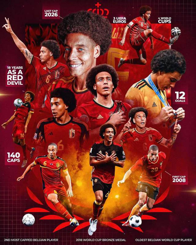 Axel Witsel pune capăt carierei internaționale cu echipa naționale a Belgiei